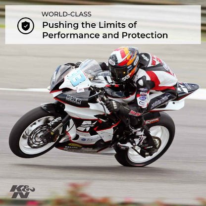K&N KA-2508 High-Flow Air Filter for Kawasaki Ninja 250 / 300 (2008–2017) Performance Washable Filter image 2