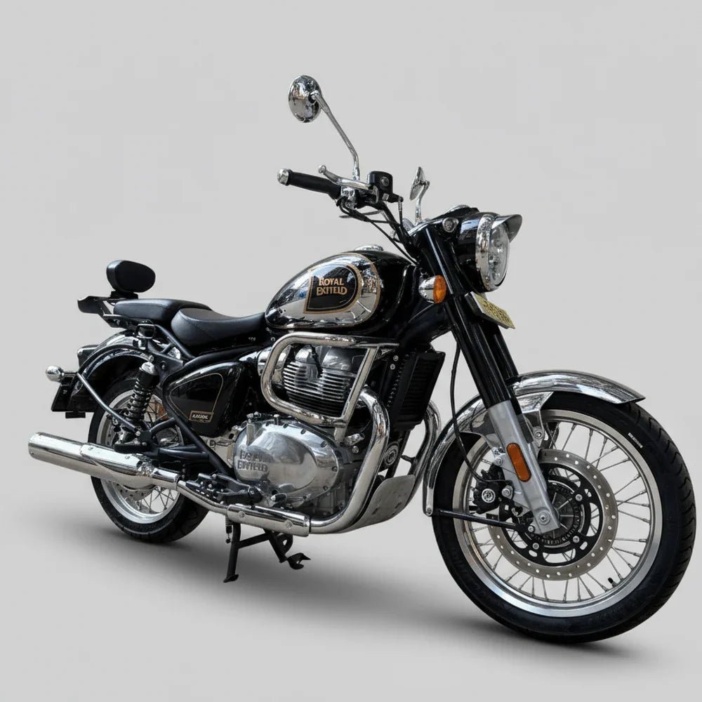 Barrel Exhaust B-12 Bass Master Slip-On Exhaust for Royal Enfield Classic 650 | 304 Stainless Steel Performance Exhaust image 3