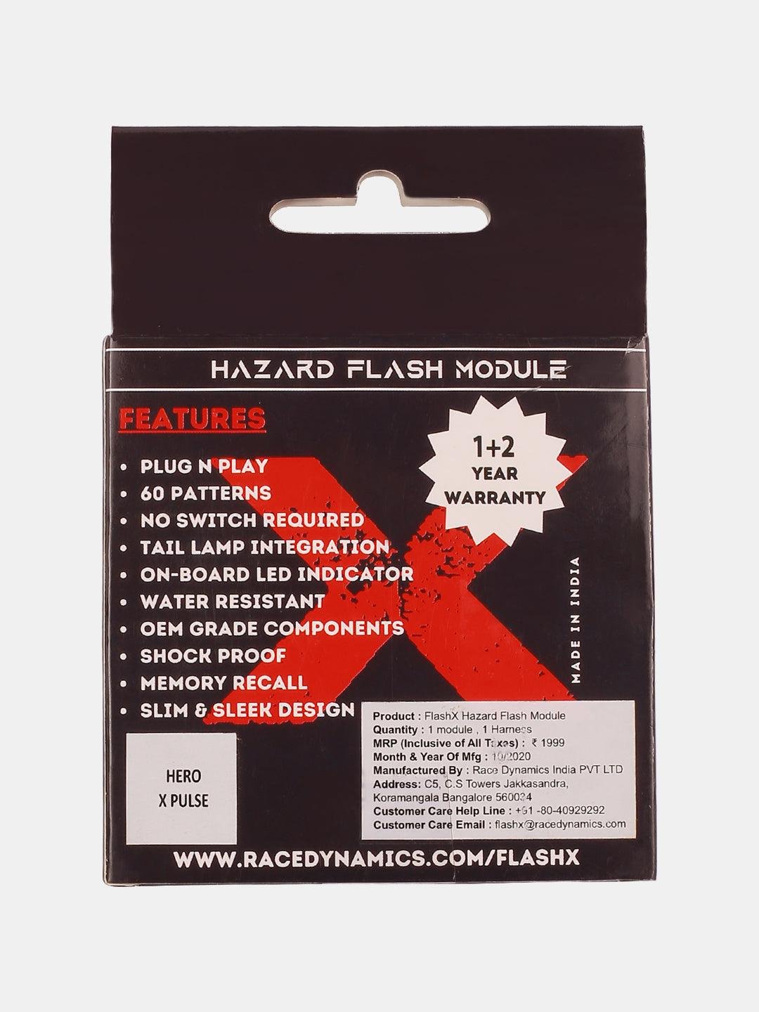 Hero Xpulse 210 Flash X Hazard Module image 4
