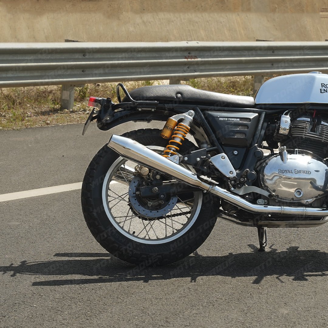 Moto Torque BOLT PRO Polish Performance Exhaust for Royal Enfield Interceptor 650 / Continental GT 650 | Stainless Steel Slip-On Exhaust image 3