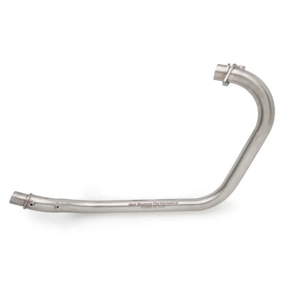 Red Rooster Vertex Header Pipes for Himalayan & Scram 411 – Stainless Steel Performance Headers (Polish / Matte) — Matte image 3