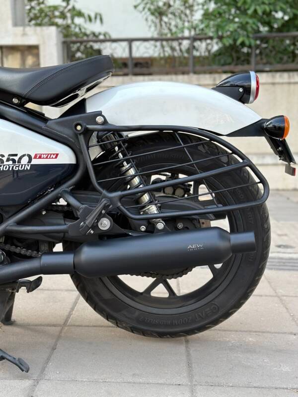 AEW TE203 Performance Exhaust for Royal Enfield Shotgun 650 Heat Resistant Black (88122E) | Stainless Steel Slip-On Silencer image 3