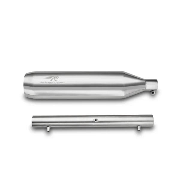 Red Rooster Polestar Pro Exhaust for Royal Enfield Meteor 350 (Polish / Matte / Black) — Polish
