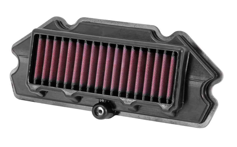 K&N KA-6512 High-Flow Lifetime Engine Air Filter for Kawasaki Ninja 650, EX650, ER6N & ER6F (2012–2016) Washable Reusable Performance Air Filter image 2