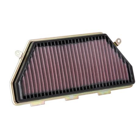 K&N HA-1017 High-Flow Lifetime Panel Air Filter for Honda CBR1000RR 998 (2017–2024) | Performance Washable Cotton Engine Air Intake Filter