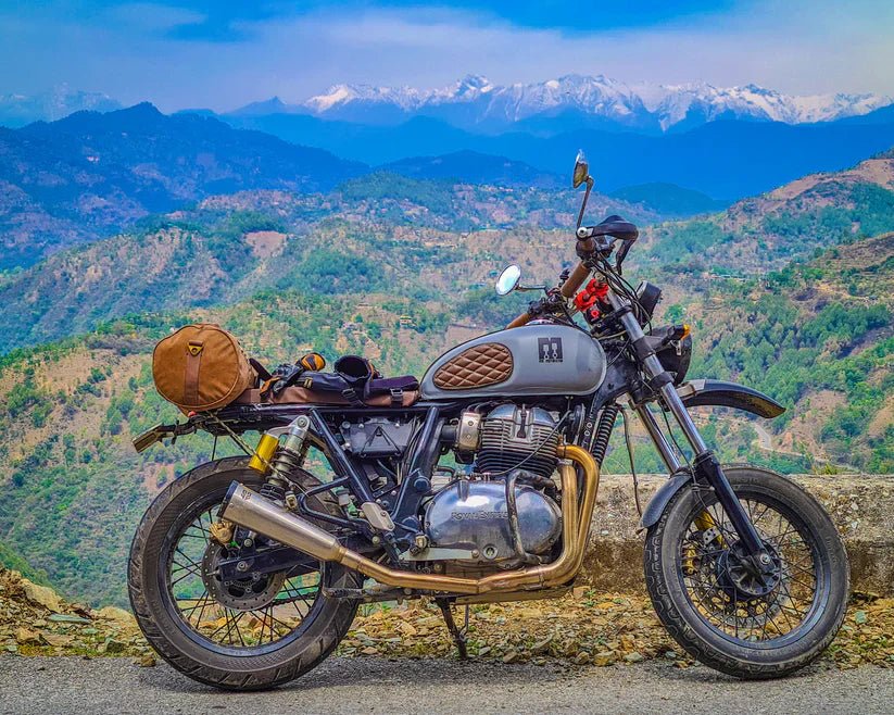 SS Motocorp 2x1 Full System Exhaust with Fat Can for Royal Enfield Interceptor 650 / Continental GT 650 | Performance Exhaust (2 O2 Sensor Compatible)