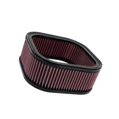 K&N HD-1102 High-Flow Lifetime Air Filter for Harley Davidson V-Rod VRSC VRSCA VRSCDX Muscle Night Rod | Performance Washable Air Intake Filter