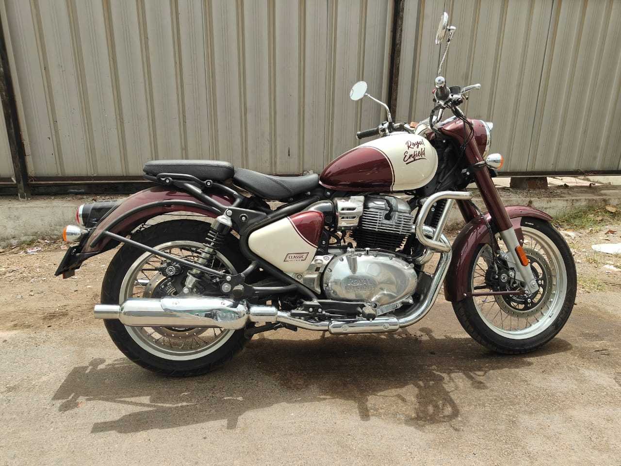 KP Racing System Replica Exhaust for Royal Enfield Classic 650 | SS304 Stainless Steel Performance Silencer with DB Killer, Heat Resistant Wool & Polished Finish image 4