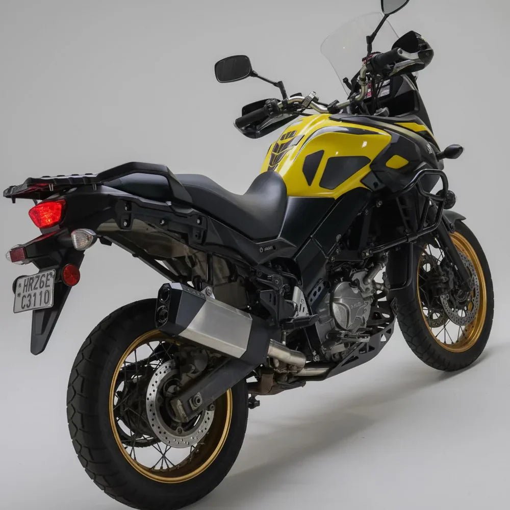 Barrel Storm Slip-On Exhaust with Mid Pipe for Suzuki V-Strom 650 | 304 SS Adventure Touring Performance Exhaust (DB Killer Included) image 3