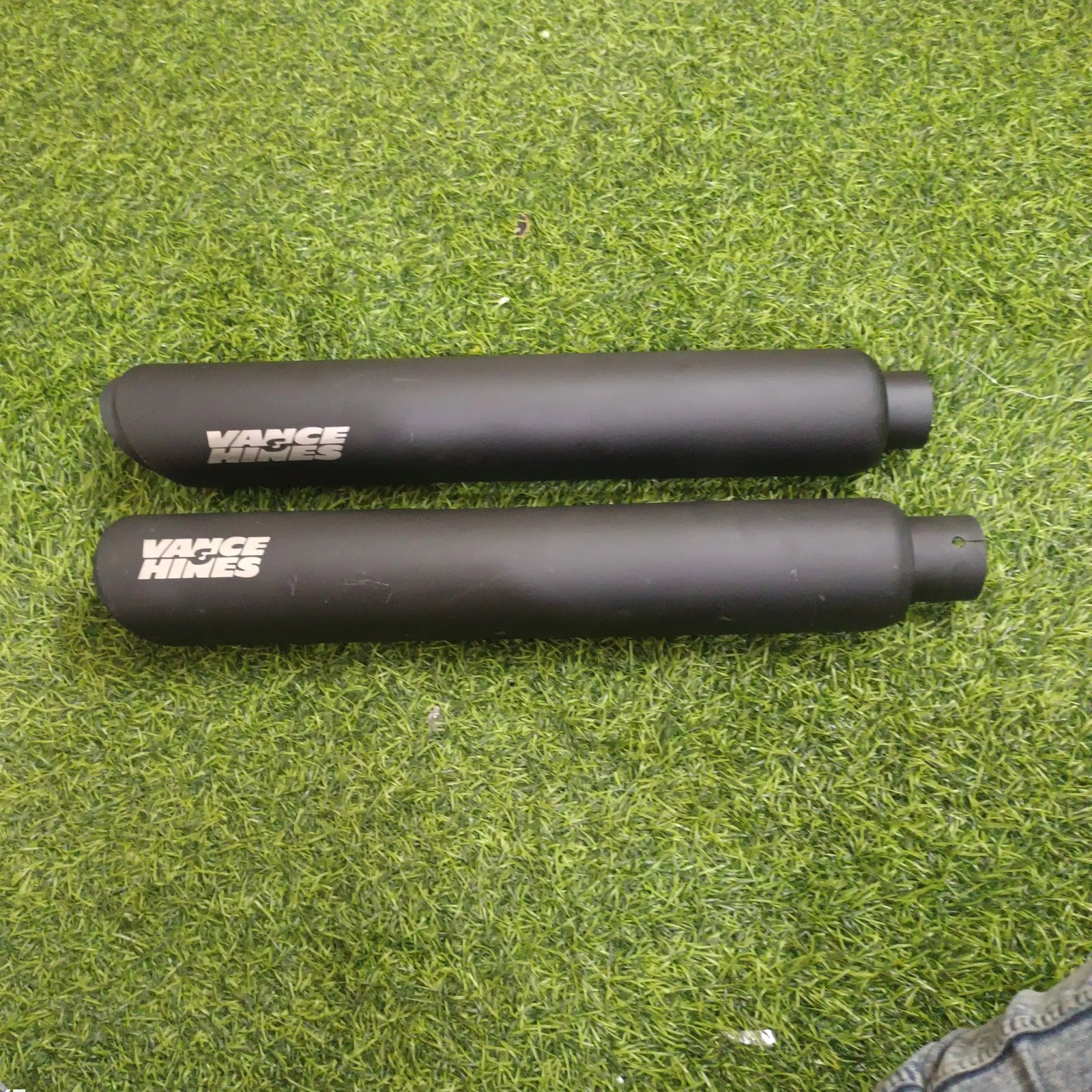 Harley sportster iron 883 slip on exhaust Balck
