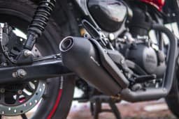 Powerage Slip-On Exhaust for Royal Enfield Hunter 350 - Black image 6