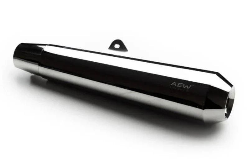 AEW TE 103 Megaphone Performance Exhaust for Interceptor 650 / Continental GT 650 | Black & Stainless Steel Variants — Mild Steel Heat Resistant Full Black image 13