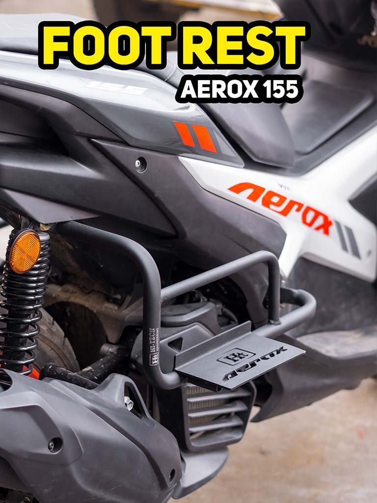 AEROX COMBO 2 CRASHGUARD + FOLDABLE FOOTREST image 3