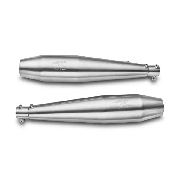 Red Rooster Stellar Exhaust for Interceptor 650 & Continental GT 650 – Performance Slip-On (Polish / Matte / Black) — Matte image 5