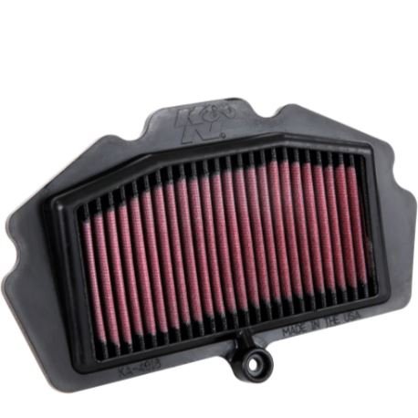 K&N KA-4018 High-Flow Washable Air Filter for Kawasaki Ninja 400, Z400 & Z500 (2018–2024) – Performance Cotton Gauze Engine Filter