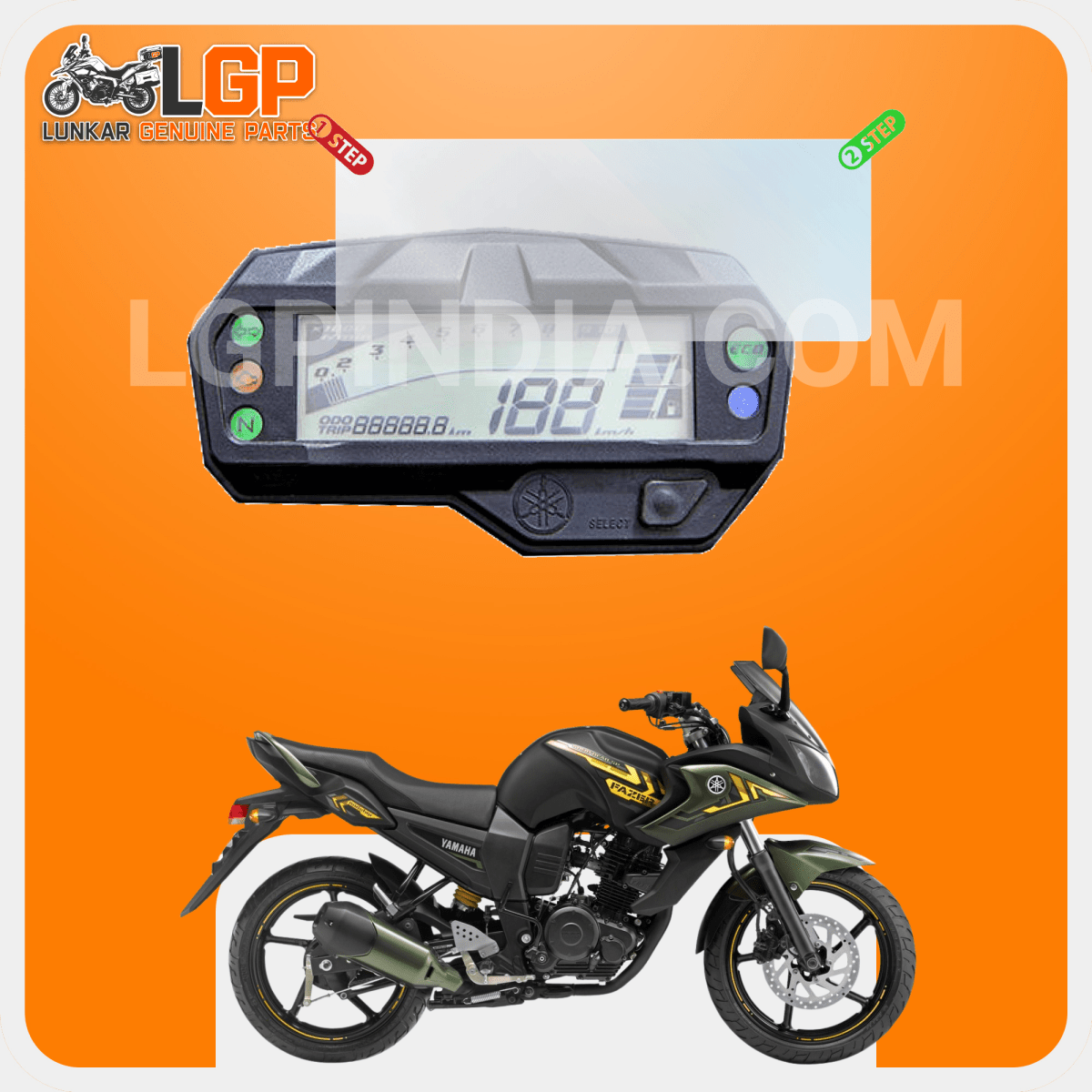 LGP SCREEN GUARD DISPLAY PROTECTOR YAMAHA — FASCINO 125 Fi (WITHOUT BUTTON HOLE) image 5