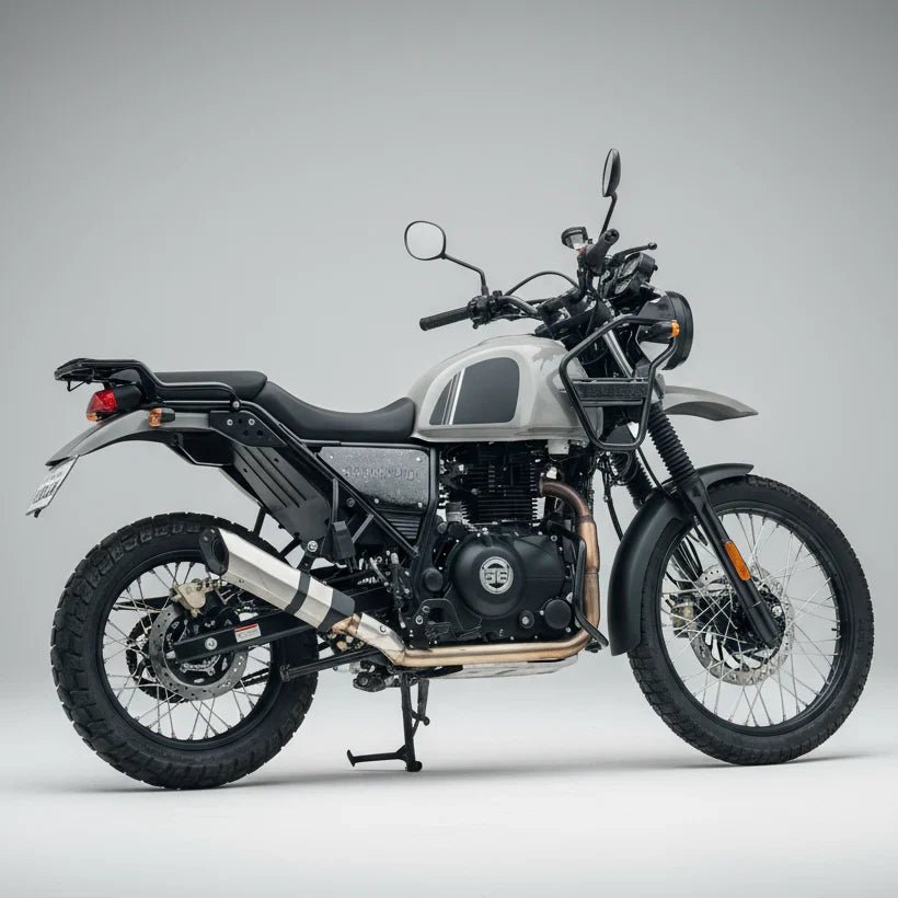 Rogue 2.0 Slip-On Exhaust for Royal Enfield Himalayan | 304 Stainless Steel Performance Exhaust image 2