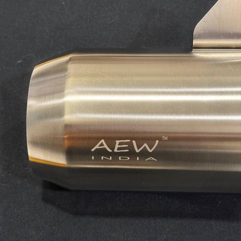 AEW EDGE Slip-On Exhaust for Triumph Speed 400 / Scrambler 400 X (89207) | Stainless Steel Free Flow Performance Silencer image 2
