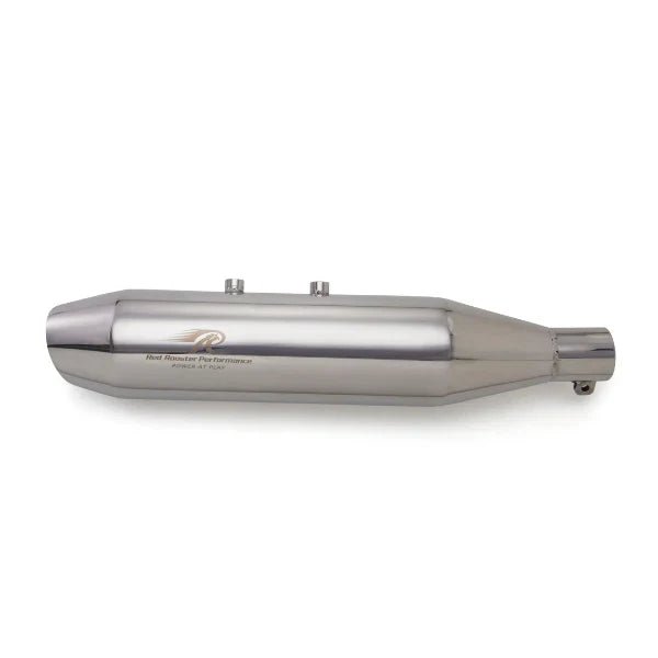 Red Rooster Rumbler Max Exhaust for Hunter 350 & Meteor 350 – Performance Slip-On (Polish / Matte / Black) — Polish image 8