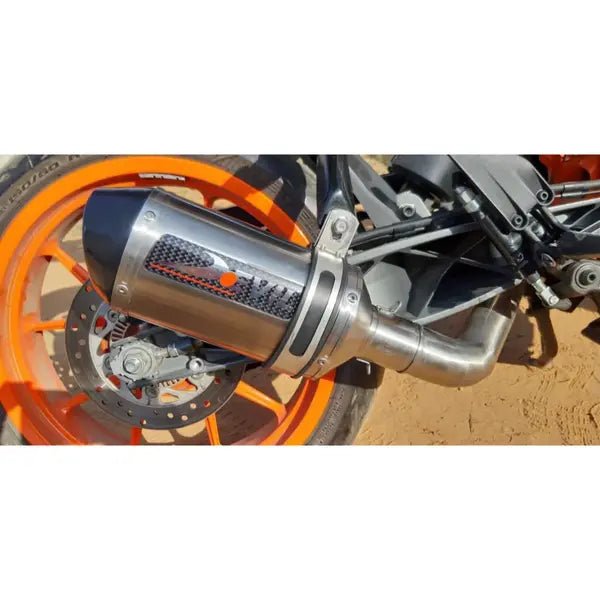 Devil Evolution Full Sports ExhaustDevil Evolution Full Sports Exhaust System for KTM Duke 200 / KTM RC 200 (2014–2016) | Performance Racing Exhaust India System for KTM DUKE/RC 200 [Year 2014-2016] image 3
