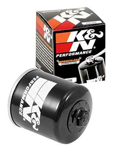 K&N KN-204 High Flow Oil Filter for Triumph & Harley Davidson Street 750 | Premium Racing Spin-On Filter