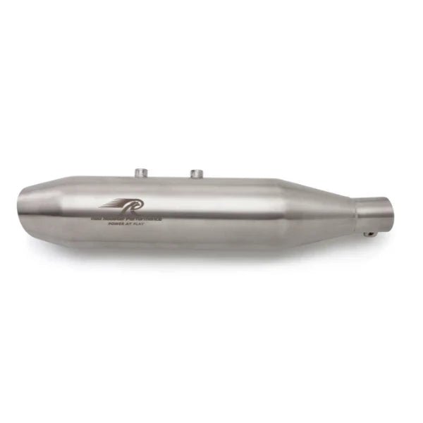 Red Rooster Rumbler Max Exhaust for Royal Enfield Hunter 350 & Royal Enfield Meteor 350 (Polish / Matte / Black) — Matte image 7