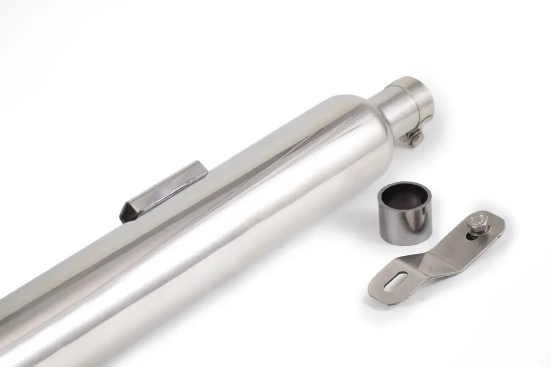 Powerage Slip-On Exhaust for Royal Enfield Classic / Bullet 350 / 500 - Polished Long image 3