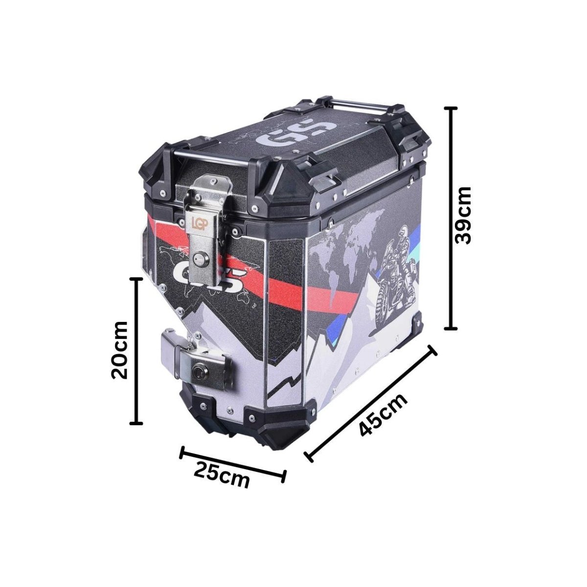 LGP PANNIER BOX 38L SILENCER CUT — BMW GS310 image 5