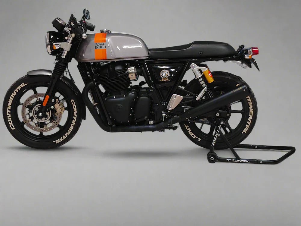 Barrel Exhaust-10 Bass Master Slip-On Exhaust for Royal Enfield Interceptor 650 / Continental GT 650 (Black) | 304 Stainless Steel Performance Exhaust image 6