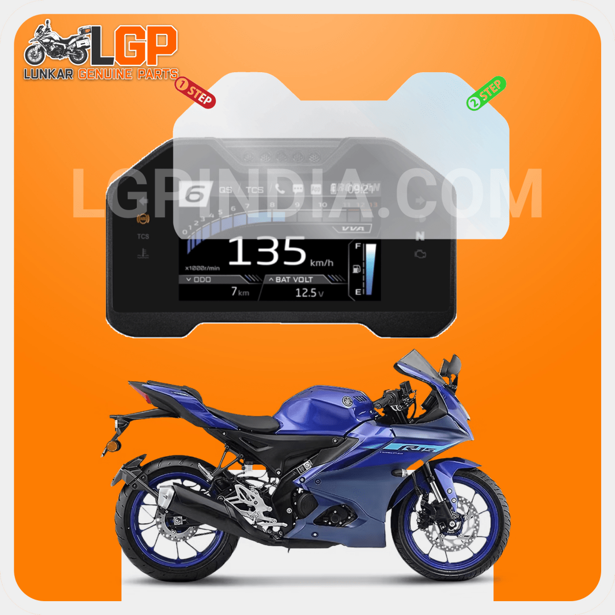 LGP SCREEN GUARD DISPLAY PROTECTOR YAMAHA — FZ v2/ FAZER v2 image 9