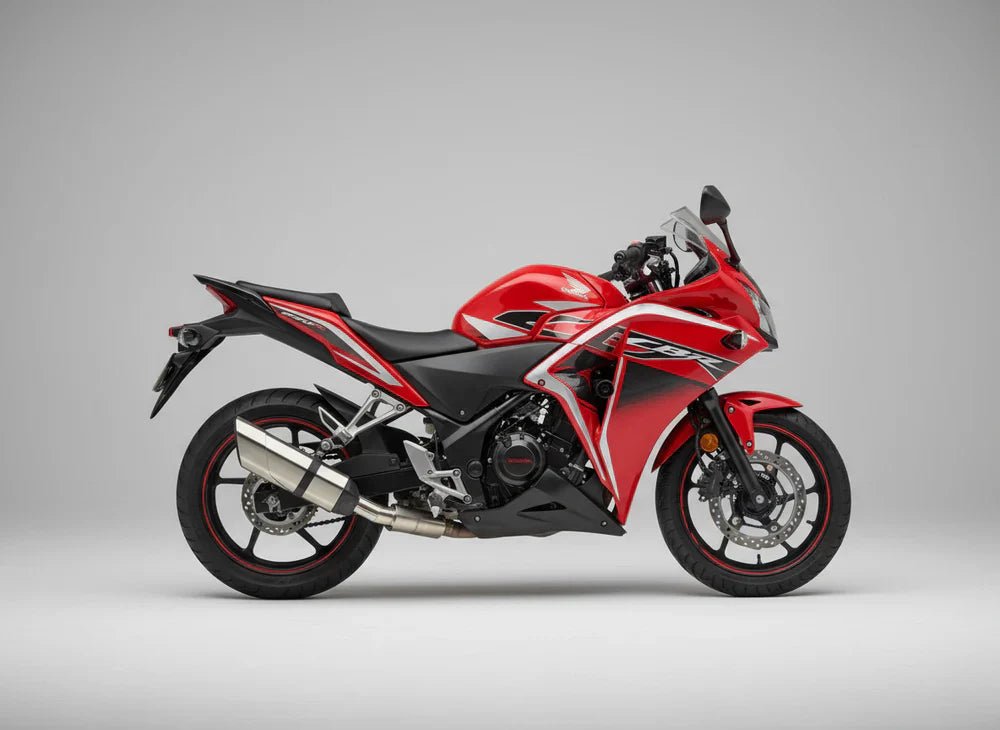 Barrel Rogue 2.0 Slip-On Exhaust with Link Pipe for Honda CBR 250R | 304 Stainless Steel Performance Exhaust — Black image 4