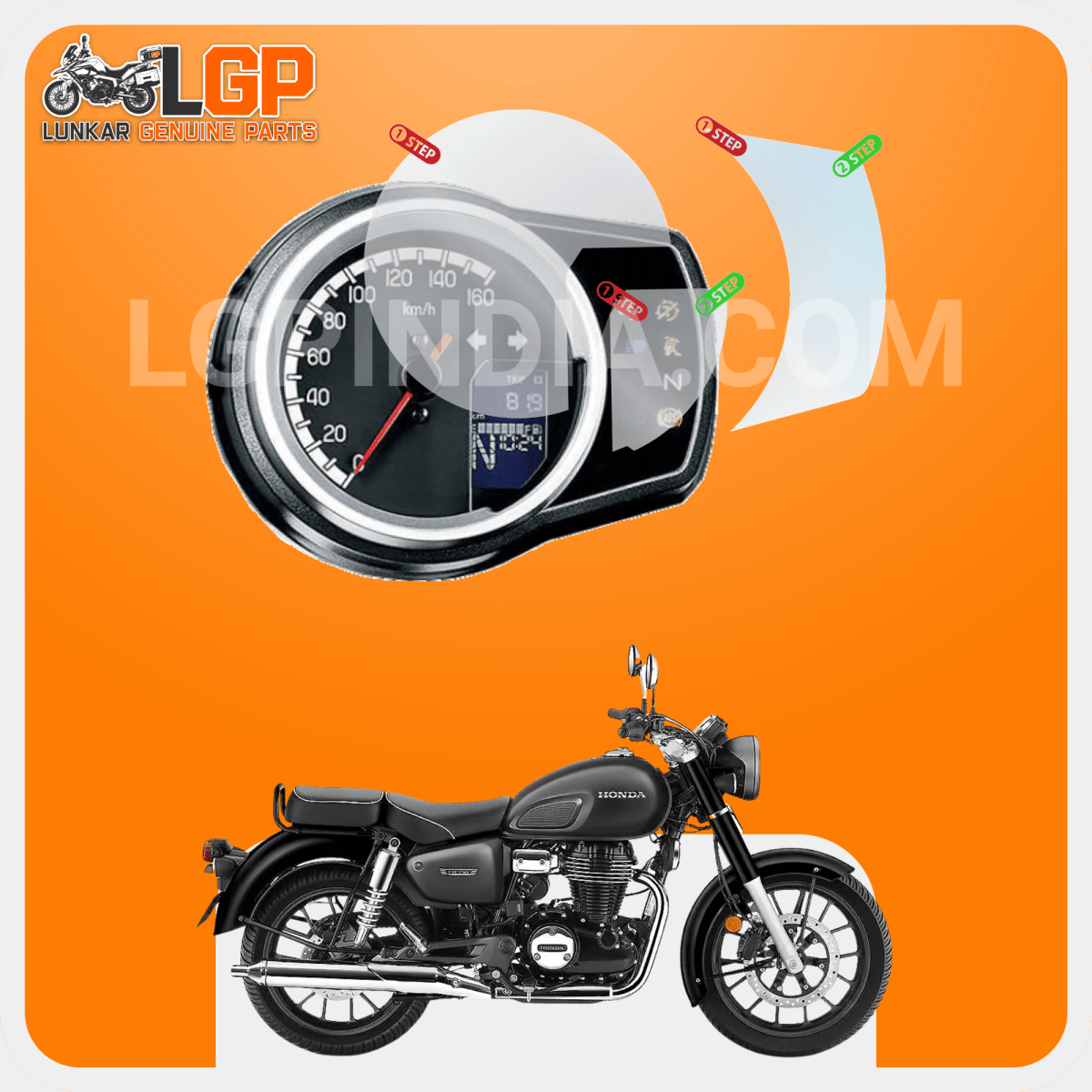 LGP SCREEN GUARD DISPLAY PROTECTOR HONDA — CB 650R/ CB 500X 2021 CBR 650R 2019 image 8