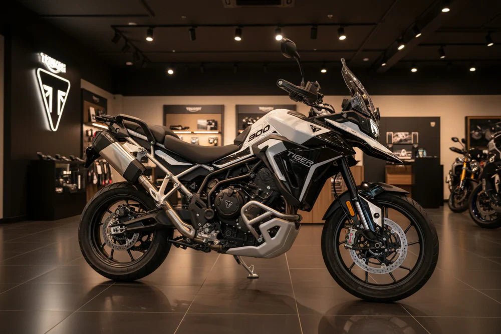 Barrel Storm Slip-On Exhaust for Triumph Tiger 900 GT (2025) | 304 Stainless Steel Performance Motorcycle Exhaust image 4