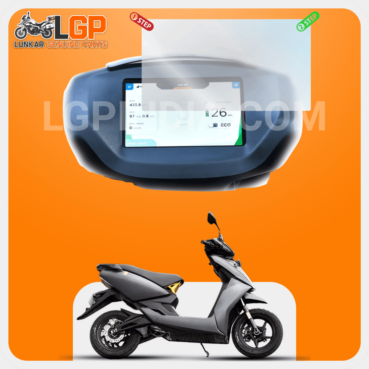 LGP SCREEN GUARD DISPLAY PROTECTOR ATHER — ATHER 450 PLUS /450 X / RIZTA