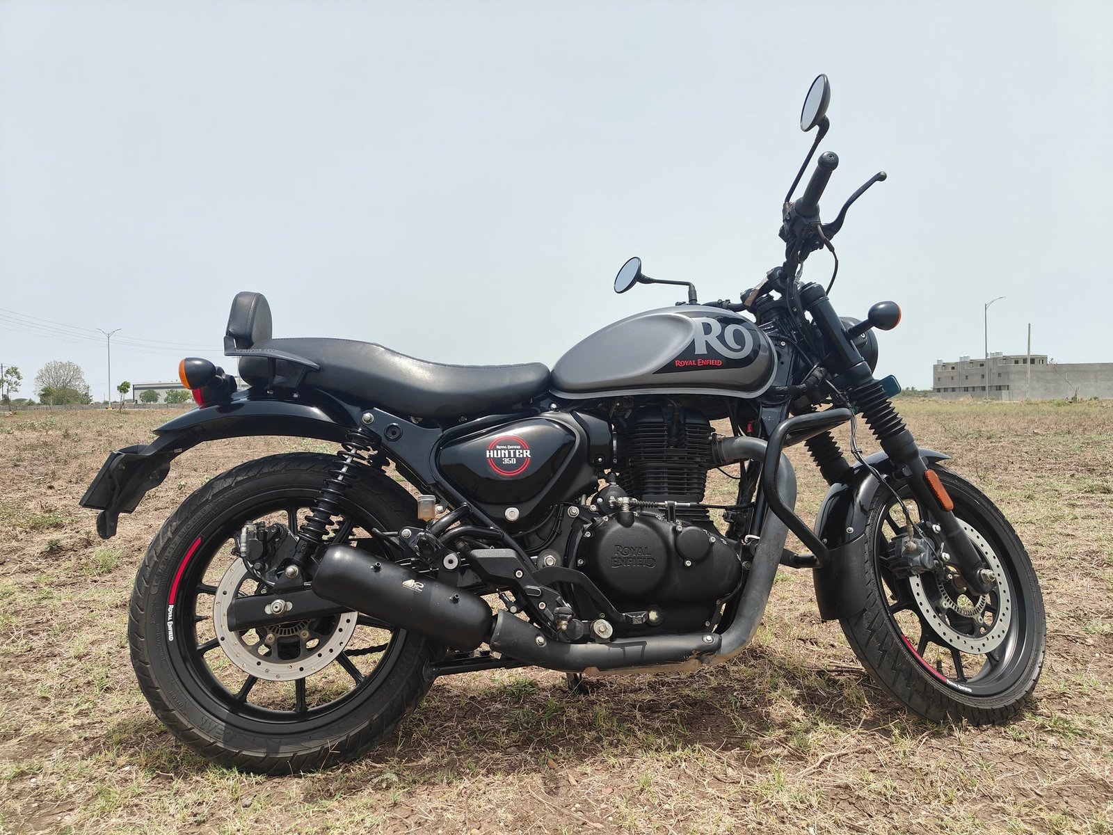 KP Racing System Replica Exhaust for Royal Enfield Hunter 350 | SS304 Stainless Steel Performance Silencer with DB Killer, Lifetime Rust & Accidental Warranty image 4