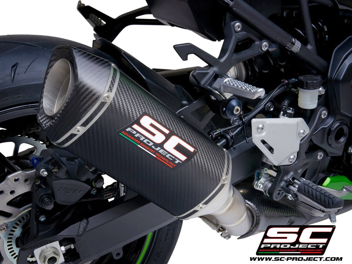 SC Project SC1 S Carbon Fiber Exhaust Kawasaki Ninja Z900 (2020 22)