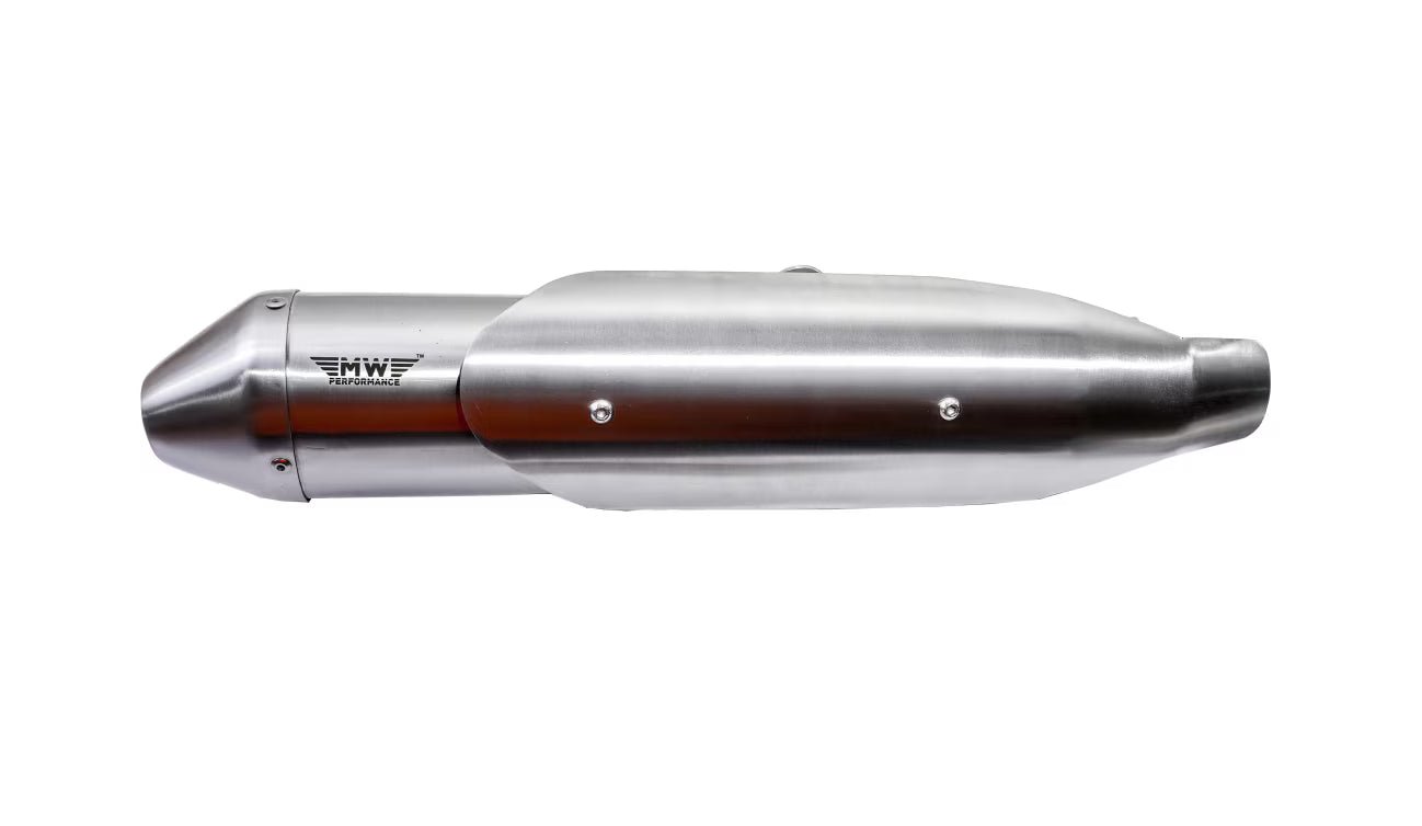 Motowings Performance Thrasher Exhaust for Hero Xpulse 200 (BS4 / BS6 2V / 4V / Rally / Pro) | Stainless Steel 304 Slip-On Performance Upgrade image 2