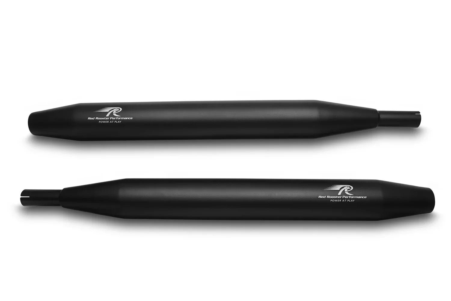 Red Rooster Celesta Exhaust for Jawa Classic | Performance Exhaust (Polish / Black) — Black image 3