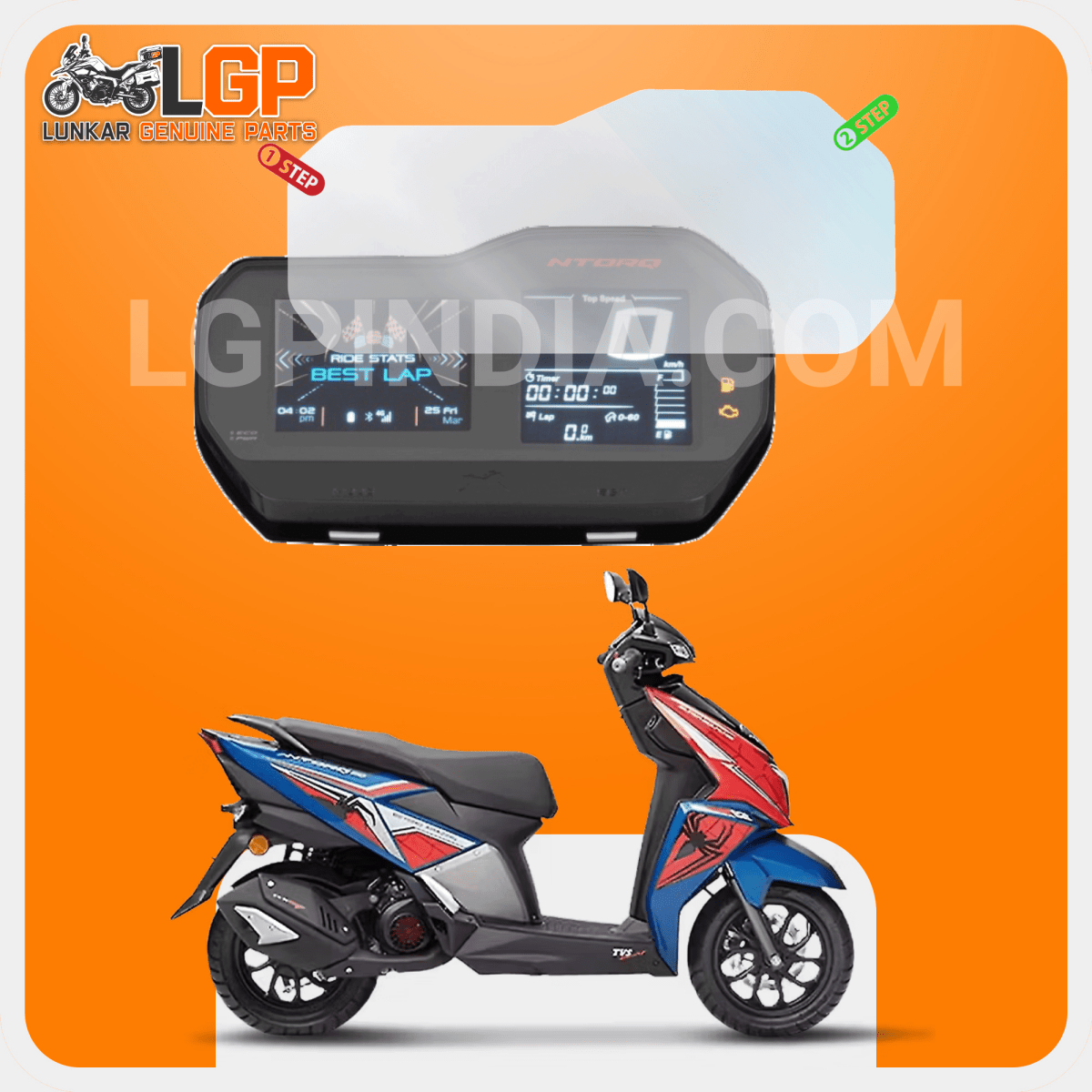 LGP SCREEN GUARD DISPLAY PROTECTOR TVS — JUPITER 110 JUPITER CLASSIC 110 image 9
