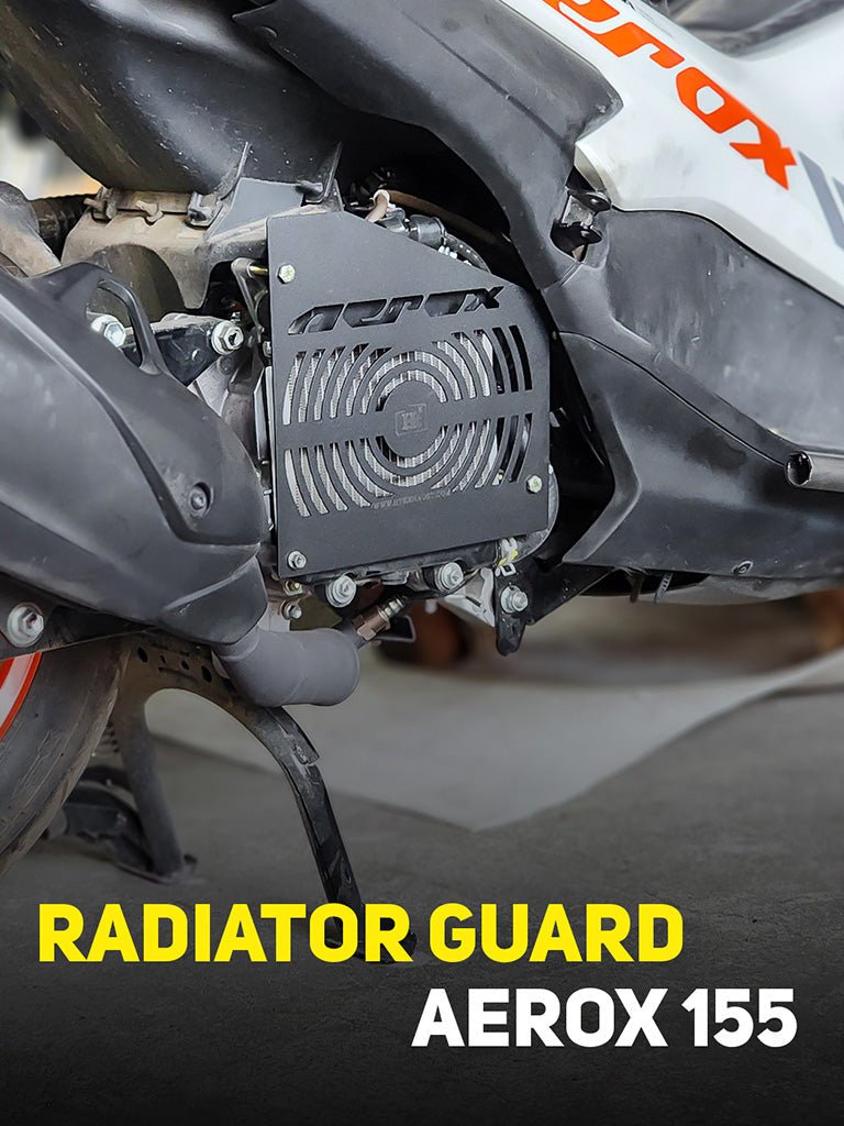 AEROX COMBO 1 RADIATOR GUARD + FOLDABLE FOOTREST image 2