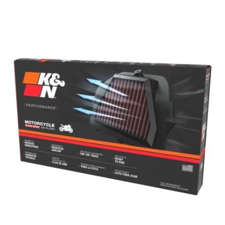 K&N SU-1308R High-Flow Performance Air Filter for Suzuki GSX1300R Hayabusa 2008-2020 | Reusable Racing Air Filter image 2
