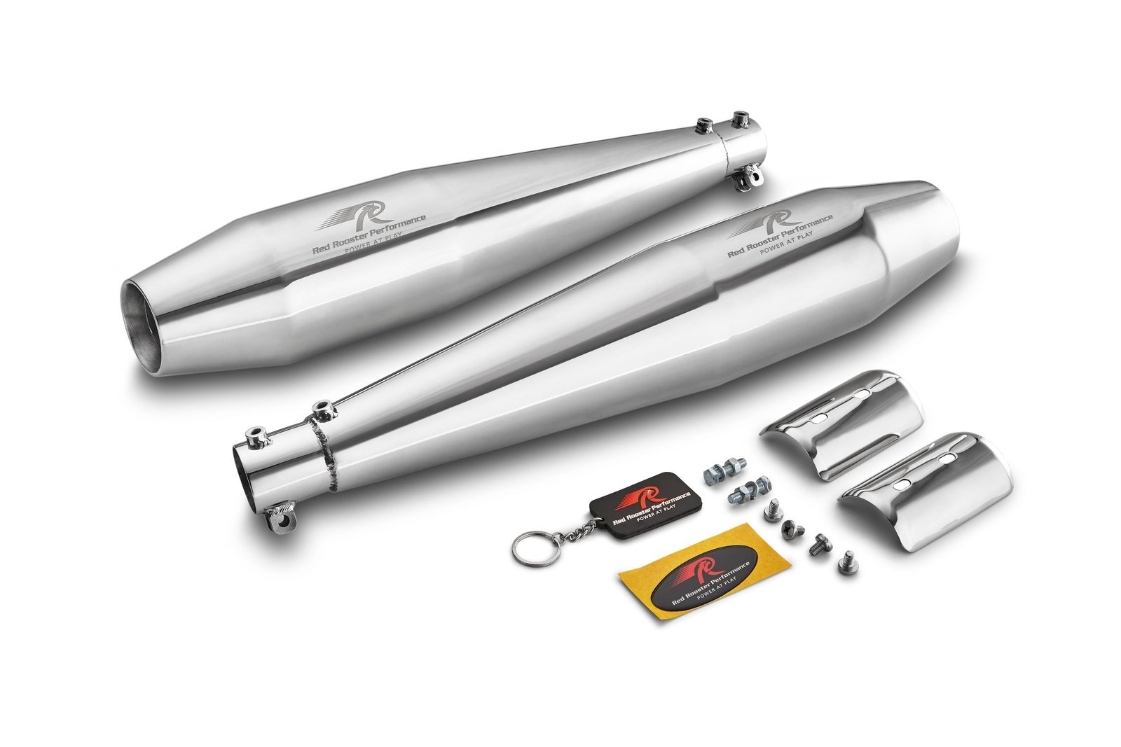 Red Rooster Stellar Polish Exhaust for Royal Enfield Interceptor 650 & Continental GT 650 image 4