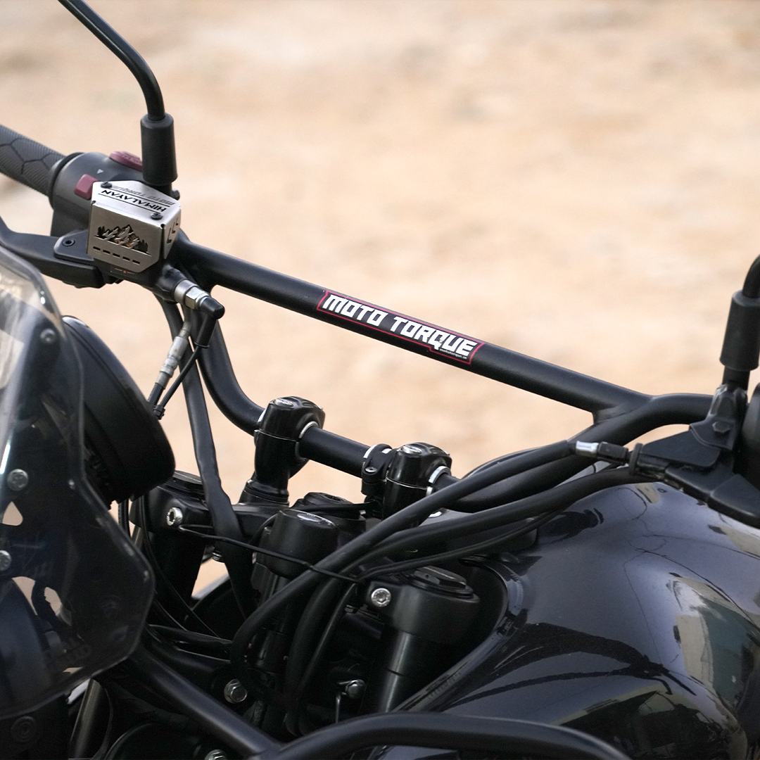Mototorque Handlebar for Royal Enfield Himalayan 450 | Heavy Duty Touring Handle Bar | Improved Riding Comfort image 2