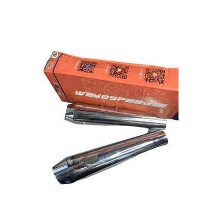 Way2Speed Phantom Performance Exhaust (Glossy Finish) for Royal Enfield Interceptor 650 / Continental GT 650 – SS316 Free Flow Silencer image 3
