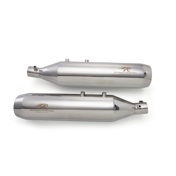 Red Rooster Polish Astral Pro Chrome Exhaust for Royal Enfield Super Meteor 650 image 2
