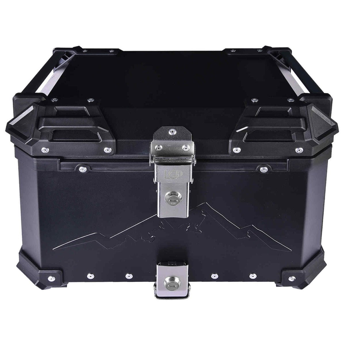 LGP TOP BOX 45L BLACK HIMALAYAN WITH BACKREST