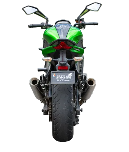 Kawasaki Z1000 Slip-On Performance Exhaust | Silver Stallion | +3 BHP Power Boost | Silver / Black Matte / Brushed — Brushed