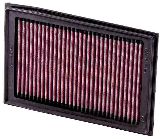 K&N KA-2508 High-Performance Air Filter for Kawasaki Ninja 250R, Ninja 300 & Z300 (2008-2017) Reusable Washable Replacement Filter image 3