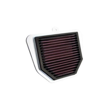 K&N YA-1006 High-Flow Lifetime Air Filter for Yamaha FZ1 / FZ8 (2006-2015) Washable Performance Cotton Gauze Filter