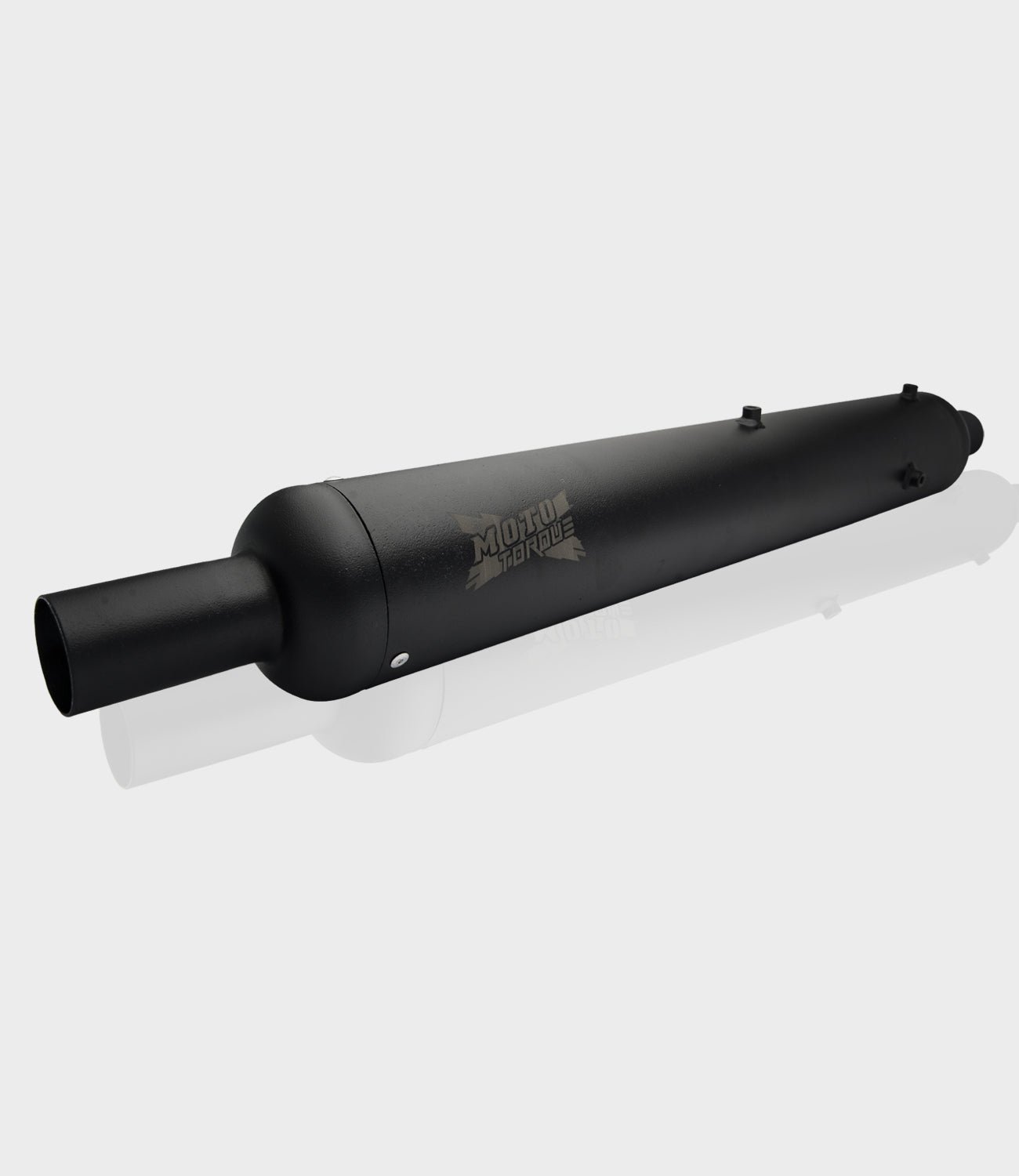 Moto Torque Replica Black Exhaust (BS6) for Royal Enfield – Stock Look Performance Bass Silencer image 2